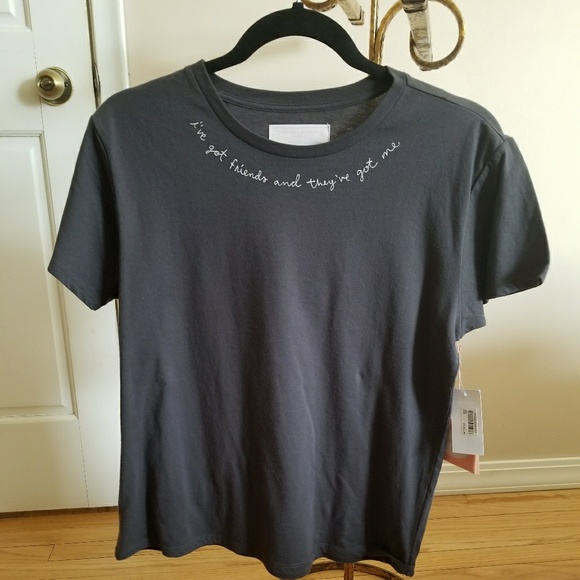 Oversize Grey Graphic Tee by Ban.do Size S, M - Picture 2 of 8